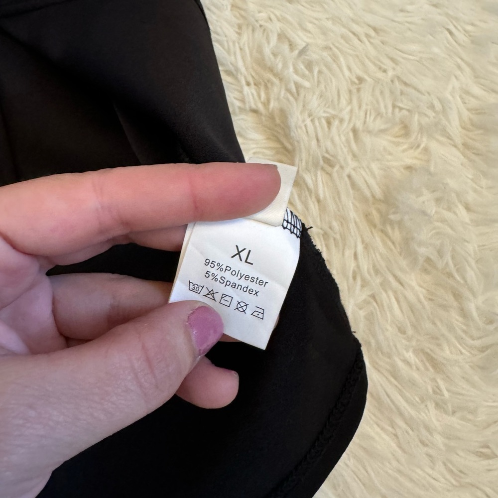 LYANER Black Dress Black Bodycon Dress Black Midi Dress Evening dress - Picture 4 of 5